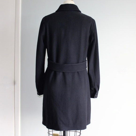 A.P.C. Navy Blue Classic Wool Peacoat - Picture 3 of 9